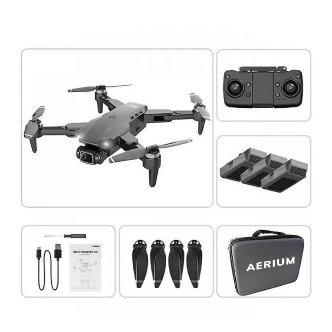 AERIUM L900 GPS 4K drone - 3 batterijen AERIUM L900 GPS 4K drone - 3 batterijen