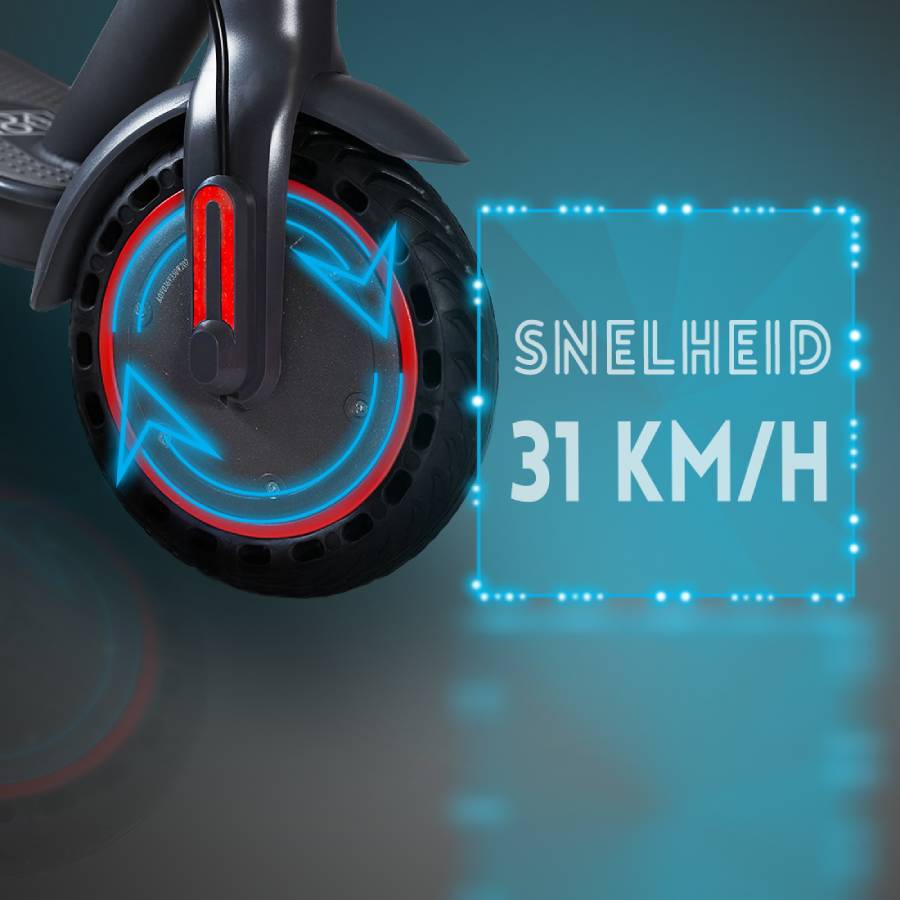 Elektrische step Hoge maximale snelheid dankzij een krachtige elektromotor